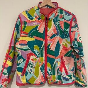 REDD Jeans Multicolor Abstract Blazer, vintage size 12‎